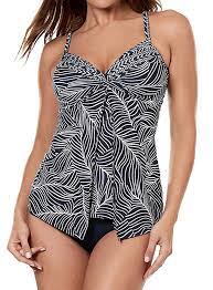 Miraclesuit Women S Swimwear Lush Lanai Love Knot Underwire Bra Full Bust Support Tankini Bathing S Bathing Suits Tankini Women Swimsuits Fashion Clothes Women
