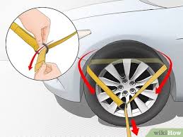 Find deals on products in cycling gear on amazon. How To Tie Down A Car On A Trailer With Pictures Wikihow
