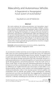 It is not a legal requirement for privately owned vehicles to undergo annual roadworthiness information on the roadworthiness test for your car or other motor vehicle in malaysia. Pdf Masculinity And Autonomous Vehicles