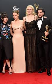 All orders are custom made and most ship worldwide within 24 hours. L R Game Of Thrones Stars Maisie Williams Emilia Clarke Sophie Turner Kit Harington Game Of Thrones Wins Big At The 2016 Emmys How Maisie Williams Kit Harington Emilia Clarke