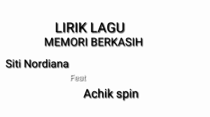 Asyik merindu c tersentuh rasa am dm tidak terduga. Lirik Lagu Resepi Berkasih Spin