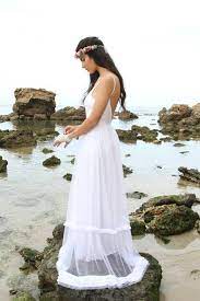 Boho Wedding Dress Beach Wedding Dress Wedding Dress White Etsy White Bridal Gown Beach Wedding Dress Long Wedding Dresses