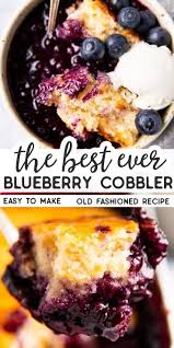 Easy Blueberry Cobbler Cobbler Recipes Easy Easy Blueberry Cobbler Cobbler Recipes