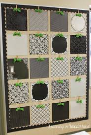 Black And White Classroom Decorating Ideas Displaying Student Work Displaying Student Work Classroom Decor Classroom Displays