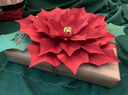 Poinsettia Gift Wrapping Gift Wrapping Flower Gift Poinsettia Flower