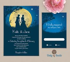Pin On Lesbian And Gay Wedding Invitations