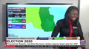 Election 2020 Cynthia Morrison Retains Agona West Seat For Npp Election 2020 On Joynews 8 12 20 Youtube