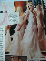 Jemma Kidd Christian Lacroix S Couture Wedding Gown Vogue September 2005 Liked It So Much That I Saved This C Couture Wedding Gowns Wedding Gowns Wedding