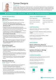 Top resume builder, build a perfect resume with ease. Pharmacist Resume Best Examples Writing Guide For 2021