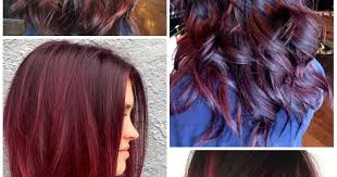 Ginger red on long hair. Black Cherry Hair Color