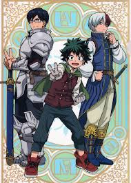 Tenya Izuku Shoto My Hero Academia My Hero Boku No Hero Academia Iida