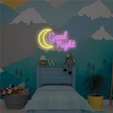 Neon signs for bedroom uk. Kids Neon Lights Personalised Neon Good Night Neon Works