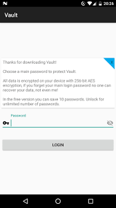 Below 3 ways can be chosen: Vault Password For Android Apk Download