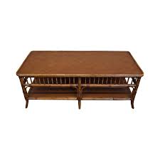 Ethan Allen Rattan Bamboo Coffee Table Bamboo Coffee Table Coffee Table Coffee Table Wood
