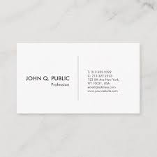 Get customizable steampunk business cards or make your own from scratch! Modern White Professional Simple Elegant Business Card Zazzle Com In 2021 White Business Card Elegant Business Cards Printing Business Cards