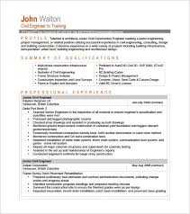 You don't have to start writing from scratch. Sample Resume For Civil Engineer Pdf Civil Engineering Resume Example