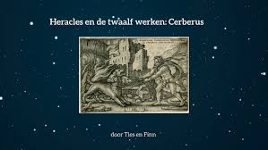 De leeuw van nemea als eerste krijgt de held opdracht de leeuw van nemea te doden en de huid van het dier naar koning eurystheus te brengen. Herakles En De Twaalf Werken Cerberus By Finn Joosten