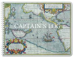 Amazon.com : BookFactory Captain's Log BookBoat Log BookShip's Log  BookNautical Log Book - 100 Pages, Full Color Cover with Translux  Protection, 11 x 8 12, Wire-O Binding (LOG-100-CPT-011) : Record Books :