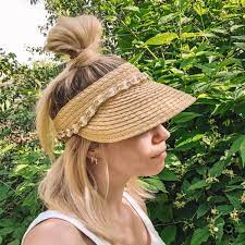 Cute Visor Hairstyles Shop For The Visor Visor Hairstyles Visor Straw Visor