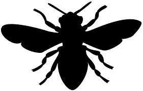 Bee Silhouette Bee Images Bee Silhouette Bee Stencil