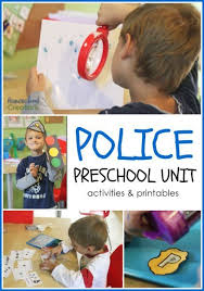 Police Office Preschool And Kindergarten Unit Community Helpers Preschool Kindergarten Units Preschool Units