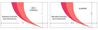 Landscape is the most common orientation, but this is an area where you can be a little creative. Standard Business Card Size Characteristics And Dimensions Logaster
