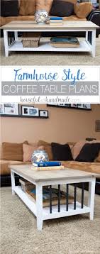 Trestle coffee table { free diy plans } rogue engineer. Farmhouse Coffee Table Build Plans Houseful Of Handmade