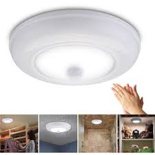 Honwell battery operated led ceiling light, motion sensor ceiling light biglight battery operated led ceiling light indoor outdoor, color changing lights, remote controlled, wireless light for hallway shower shed closet hall corridor bedroom bathroom mood lighting, 5 inch. Ultra Bright Wireless Battery Powered Motion Sensor Led Ceiling Light Cabinet Lamp Sale Banggood Com Arrival Notice Arrival Notice