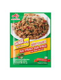 This is a seriously hot pepper. Rosdee Menu Kaprao Ajinomoto Food Service