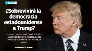 La democracia es un tipo de gobernabilidad dentro de la sociedad que se refiere a un equilibrio de fuerzas entre los ciudadanos y los representantes que eligen para darles poder de legislación y. Sobrevivira La Democracia Estadounidense A Trump