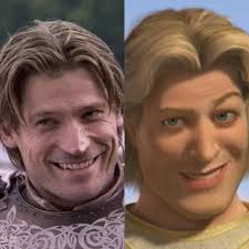 Jaime Went From Looking Like Prince Charming From Shrek To Looking Like Carl From Pixar S Up Gameofthronesmemes