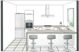 Plan studio 2 chambres salon cuisine douche. Plans De Cuisines Ouvertes
