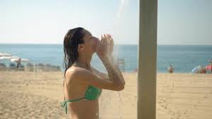 7 best day trips from barcelona. Young Beautiful Woman Taking A Shower At Beach After Swimming In The Mediterranean Sea Barcelona Spain Slow Motion Hd Video By C Actionstore Stock Footage 317943040