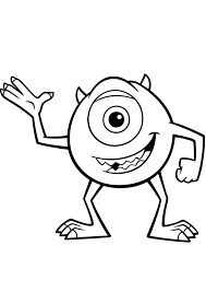 When billy crystal is your main character, you know you have a hit on your hands! More Disney Coloring Pages Monster Coloring Pages Disney Coloring Pages Cartoon Coloring Pages