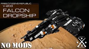 The default drop is a small, roundish, unpropelled craft of light armor blocks that will always contain the following: Space Engineers On Twitter Falcon Dropship Fcr V 203 By Wildcard Https T Co Hsn3i4jn7c