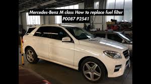 Mercedes Benz M Class Ml250 2 1 Bluetec 2011 2015 Fuel Filter Replace Mercedes Benz Mercedes Benz
