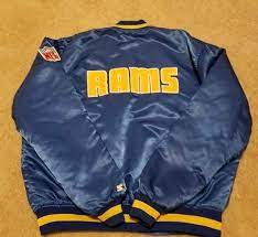 True 2xl Rams Starter Jacket90s Vintage Starter Jacket Satin Jackets Trending Outfits Varsity Jacket