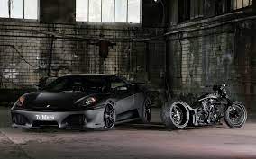 Tu Nero Ferrari F430 Matte Black Black Car Wallpaper Sports Car Wallpaper Car Wallpapers