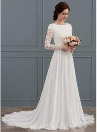 Unser ratgeber gibt dir eine übersicht der. A Linie Princess Linie U Ausschnitt Hof Schleppe Chiffon Brautkleid Mit Perlstickerei 002127253 Jj S House