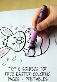These free, printable easter coloring pages include all your favorite easter images like easter bunnies, eggs, chicks, lambs, flowers, and more. Top 10 Easter Coloring Pages Printables Sources