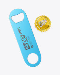 Download Metallic Beer Opener Mockup In Object Mockups On Yellow Images Object Mockups