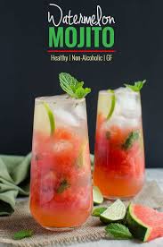 Non Alcoholic Watermelon Mojito Recipe Healthy Summer Drinks Watermelon Mojito Recipe Watermelon Mojito