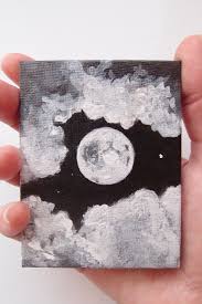 Mini Canvas Full Moon Art Etsy Mini Canvas Art Small Canvas Art Moon Painting Check out our dark aesthetic selection for the very best in unique or custom, handmade pieces from our shops. mini canvas full moon art etsy mini