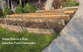 How To Build Raised Garden Beds On A Slope Building Raised Garden Beds Sloped Garden Building A Raised Garden