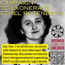 Starting in 5 minutes! Join us for an important update and community  connection, organized in collaboration with Rosenberg Fund for Children!