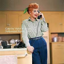 Vivian vance (born vivian roberta jones; Lucille Ball On The Set Of I Love Lucy Color By Victor Mascaro Lucy Ilovelucy Redhead Colorized Technicol Fashion 40s I Love Lucy Rockabilly Fashion