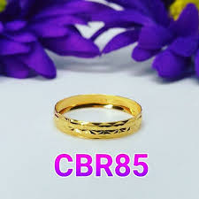 Detail produk cincin belah rotan polos mj999c001. Cincin Belah Rotan Emas Murah Bangi