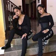 My Waistcoach Co Got My Body Looking Slim Thick Siangie Twins Everyday Outfits Matching Outfits Best Friend