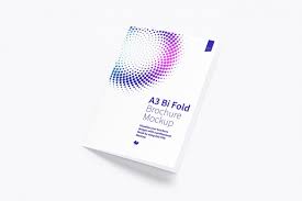A3 Bi Fold Brochure Mockup 01 By Original Mockups On Original Mockups Bi Fold Brochure Brochure Psd Brochure