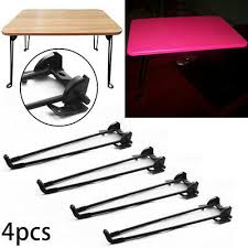 Wooden coffee table with hairpin legs. 4pcs Heavy Duty Hairpin Laptop Desk Foldable Legs Folding Coffee Table Legs Kits 24 91 Picclick Uk